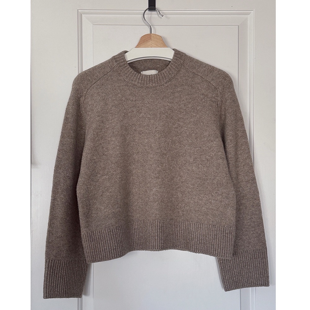 Abercrombie & Fitch Taupe Madeline Crew Sweater - Picture 12 of 14
